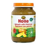 Holle Bio Organic Eco Пюре из шпината и картофеля (4 мес+)190 г